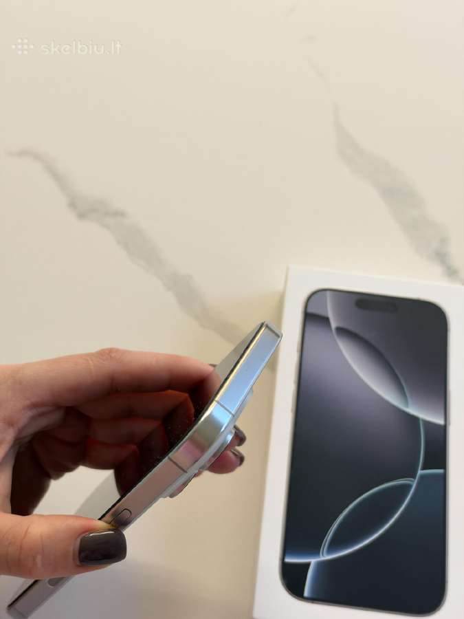 Idealios būklės iPhone 16 Pro 128 GB - nuotraukos Nr. 9