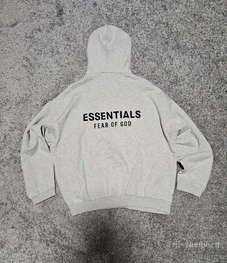 Essentials Pilkas džemperis L - nuotraukos Nr. 2