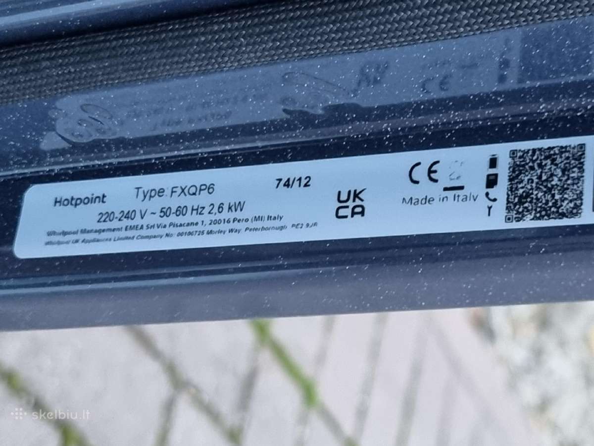 Naujos Ariston Si7 891 Sp IX + Garantijja - nuotraukos Nr. 19