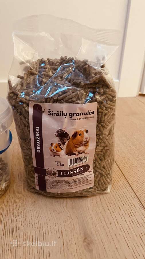 Šinšilų maistas tinka graužikams, dovanoju - nuotraukos Nr. 3