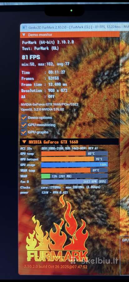 I5 8400 / Gtx 1660 / 16gb (2x8) Ddr4 2666 MHz - nuotraukos Nr. 6