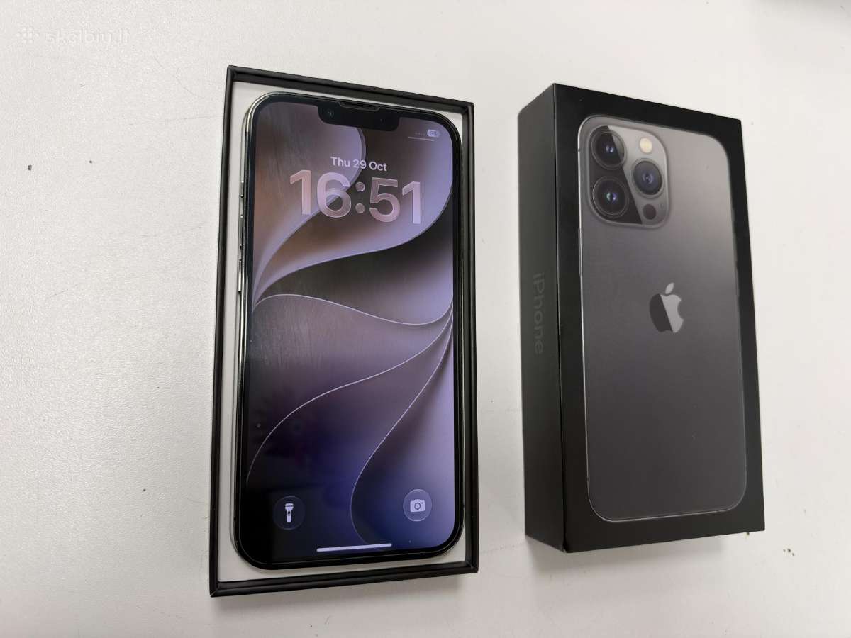 iPhone 13 pro 256gb juodas - 300eur - nuotraukos Nr. 3