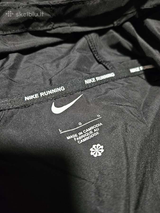 Nike windbreaker striukė su gobtuvu, juoda, L - nuotraukos Nr. 4