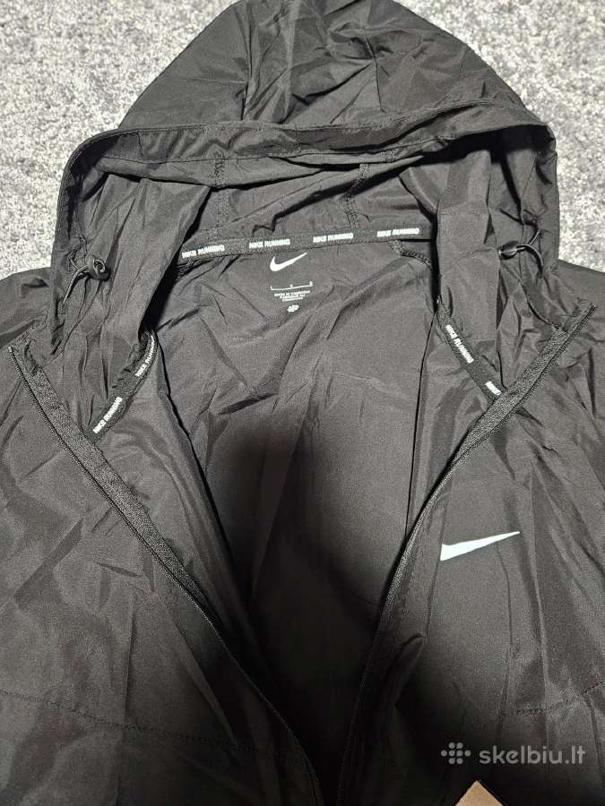 Nike windbreaker striukė su gobtuvu, juoda, L - nuotraukos Nr. 5