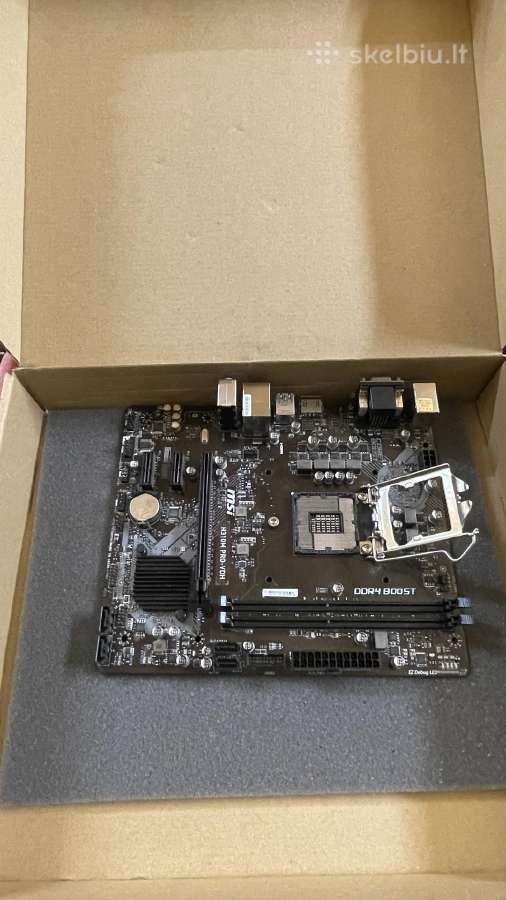 Msi H310m Hdv Lga 1151 Ddr4 Motinine Plokste - nuotraukos Nr. 5
