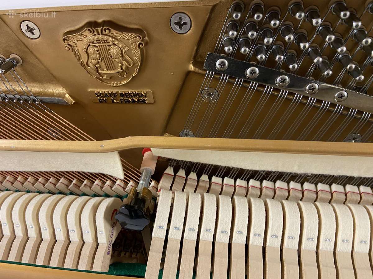Pianinas baltas blizgus pianinas Samick 118 F 2004 - nuotraukos Nr. 6