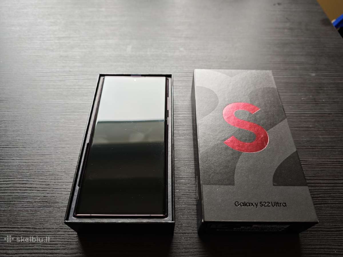 Samsung Galaxy S22 Ultra 12/256gb puikios būklės - nuotraukos Nr. 6