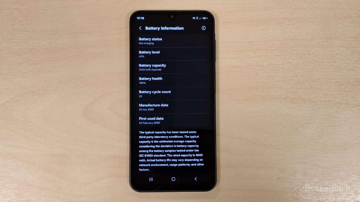 Samsung A17 - nuotraukos Nr. 2