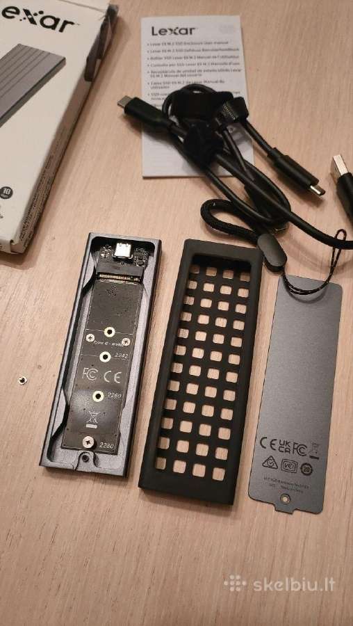 Lexar M.2 Nvme SSD dėklas 10gbps - nuotraukos Nr. 2