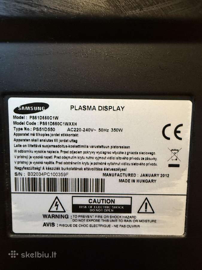 Samsung televizorius - nuotraukos Nr. 3