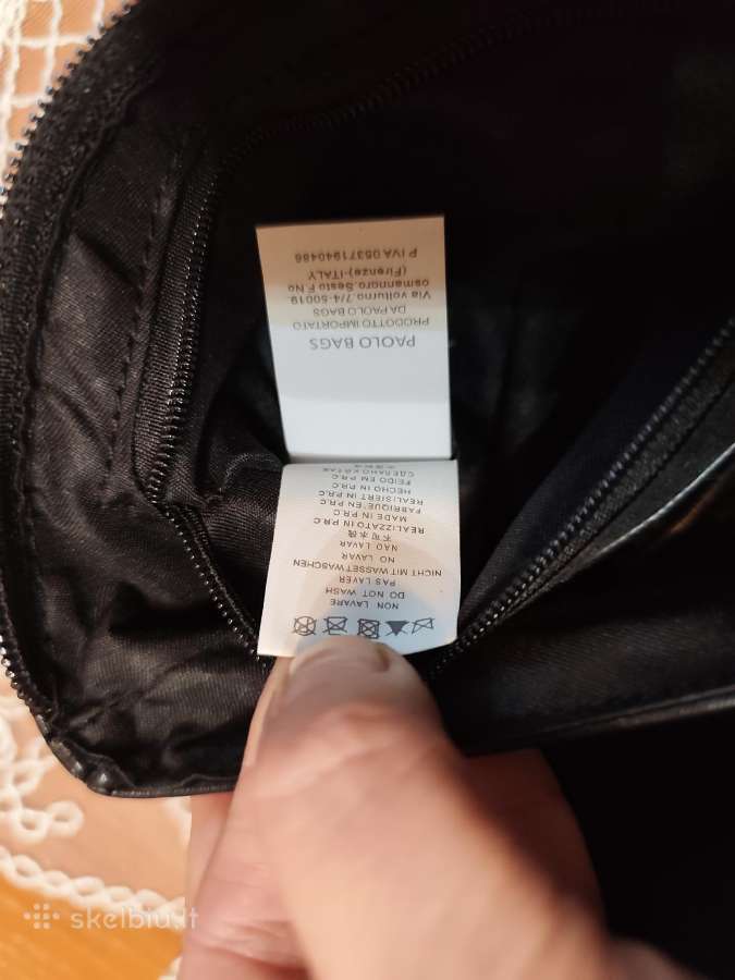 Eko odos rankinė / delninukė „Paolo Bags“ - nuotraukos Nr. 15