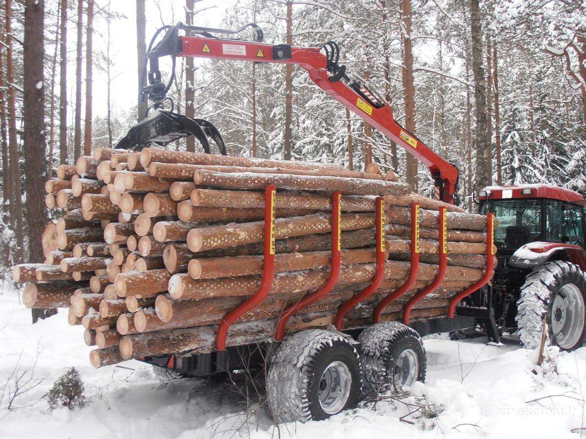 Miško priekabos Hydrofast 9t ir 11t - nuotraukos Nr. 6