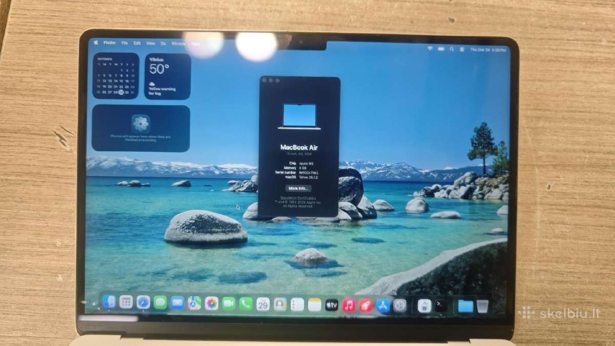 Apple MacBook Airm3 2024 - nuotraukos Nr. 2