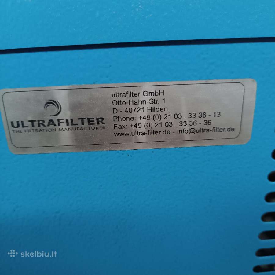 Ultrafilter „ultra.dry“ suspausto oro sausintuvas - nuotraukos Nr. 4