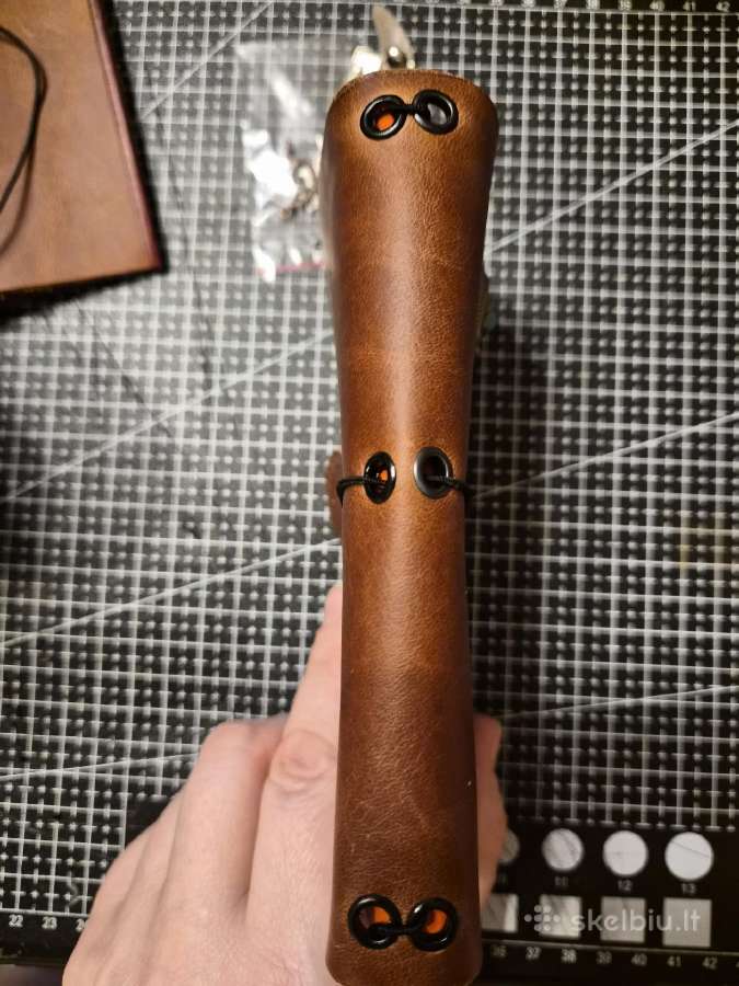 Užrašų knygutė su odiniu dėklu - nuotraukos Nr. 6