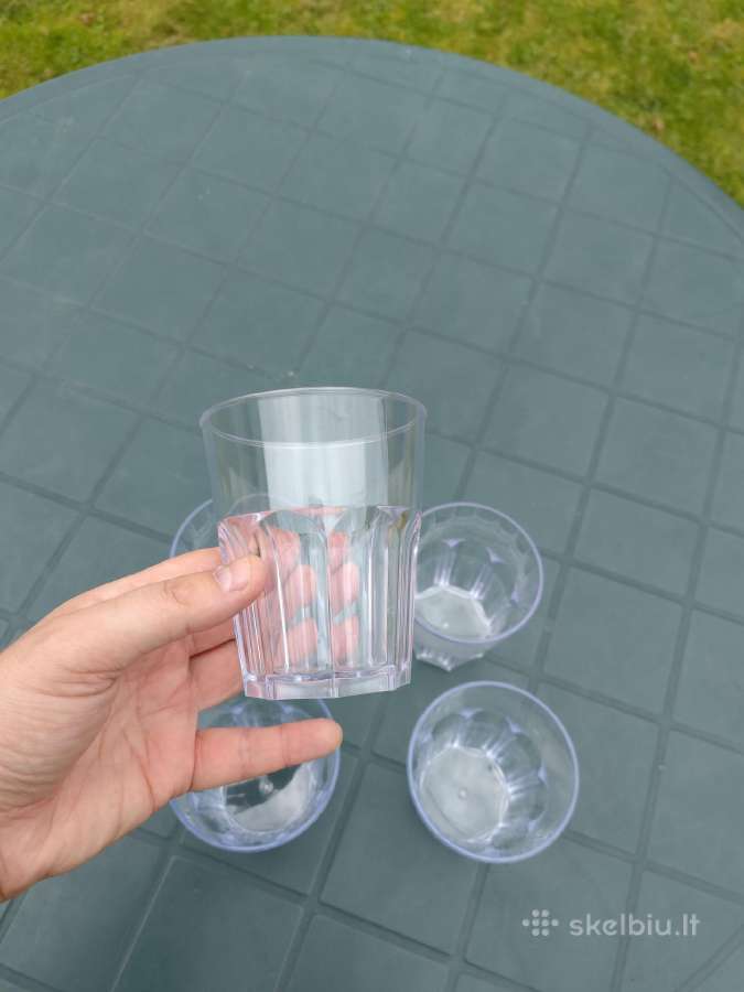 Plastikiniai daugkartiniai puodeliai taurės koktei - nuotraukos Nr. 3
