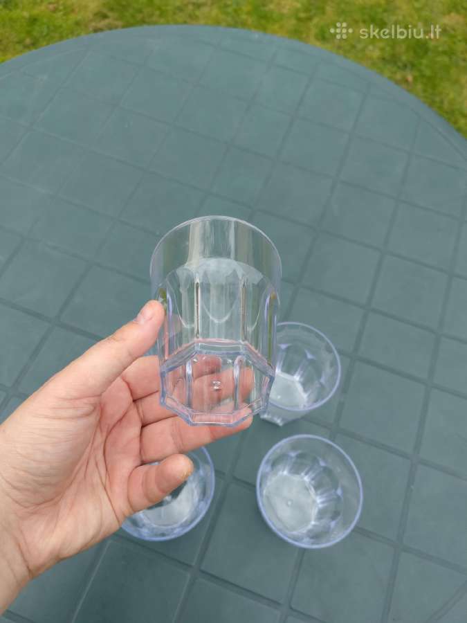 Plastikiniai daugkartiniai puodeliai taurės koktei - nuotraukos Nr. 4