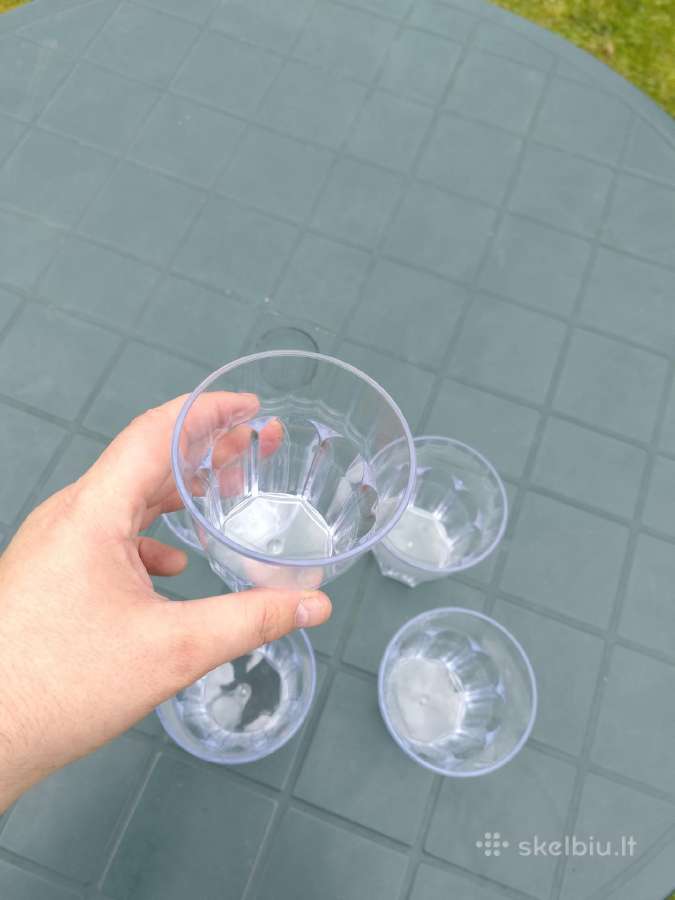 Plastikiniai daugkartiniai puodeliai taurės koktei - nuotraukos Nr. 5