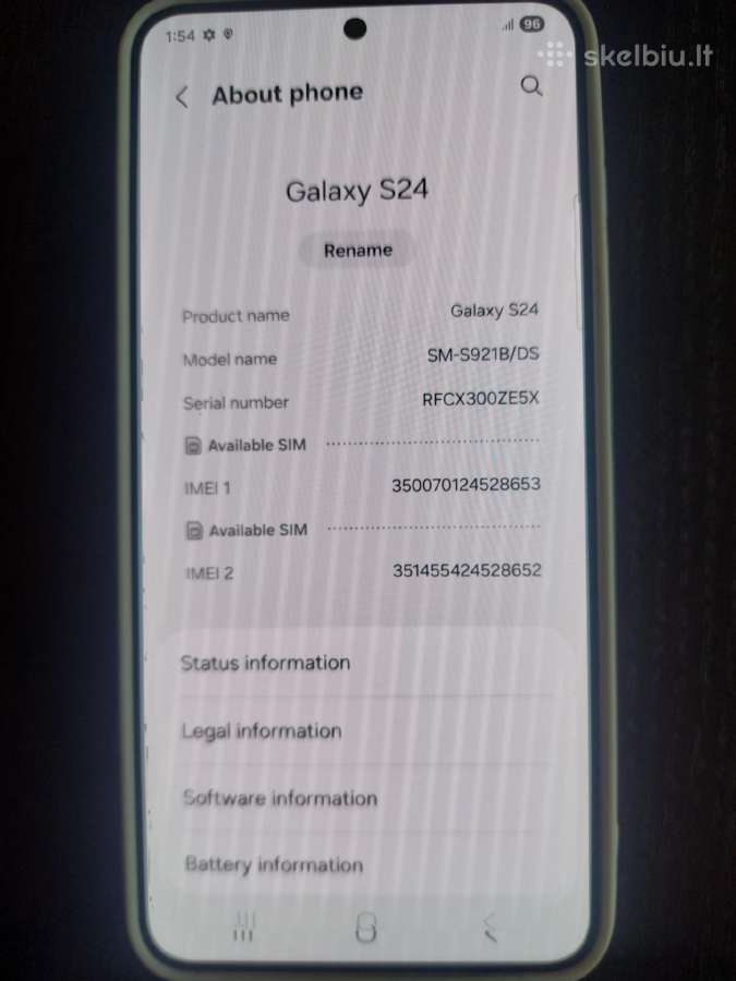 Samsung s24 256gb - nuotraukos Nr. 4