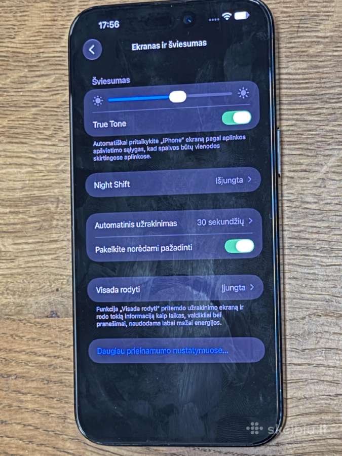 iPhone 15 Pro Max Gray 256gb geros būklės - nuotraukos Nr. 5