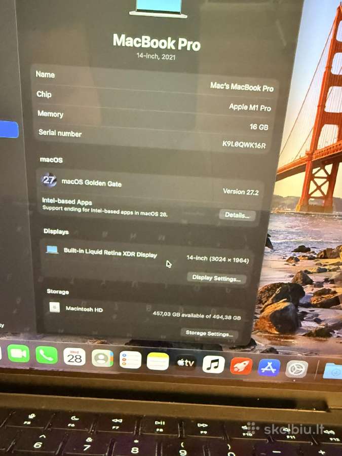 MacBook Pro 14 - nuotraukos Nr. 5
