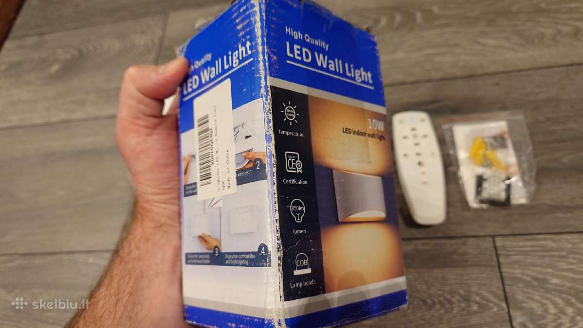 LED sieninis (wall) sviestuvas 10w 3000-6500k, 850 - nuotraukos Nr. 4