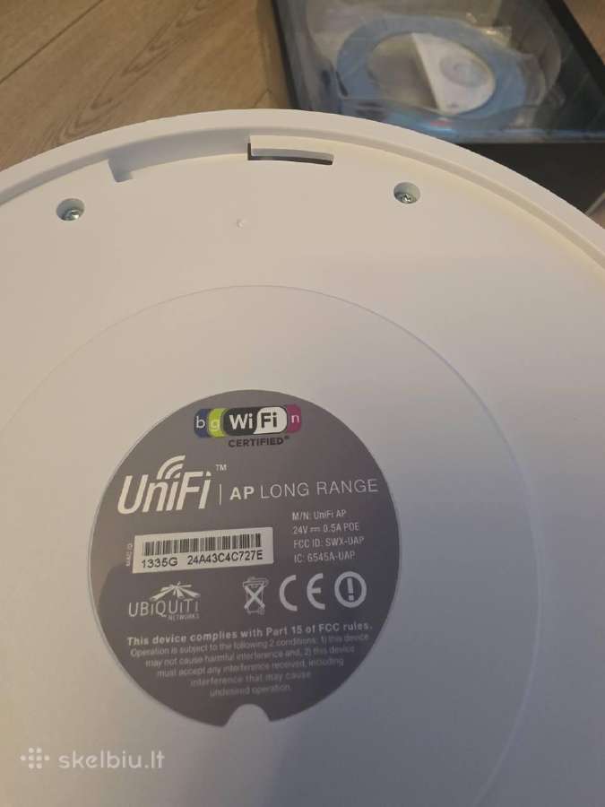 Ubiquiti Unifi Uap-lr su Poe injektoriumi - nuotraukos Nr. 4