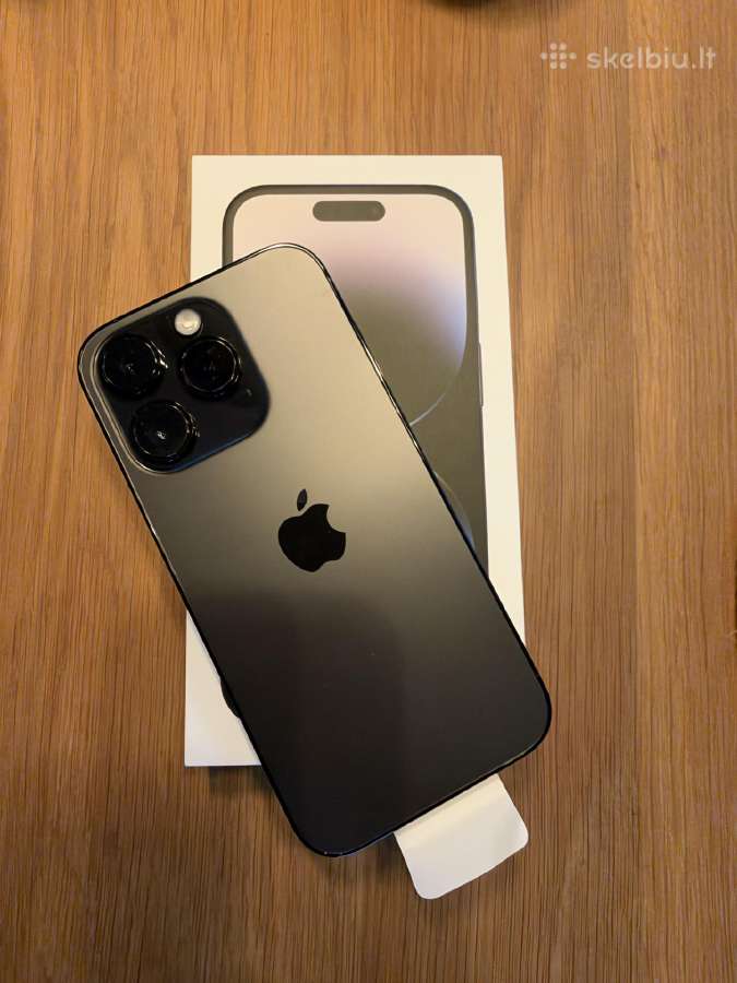 Parduodamas naujas iPhone 14pro 128 GB Space Black - nuotraukos Nr. 2