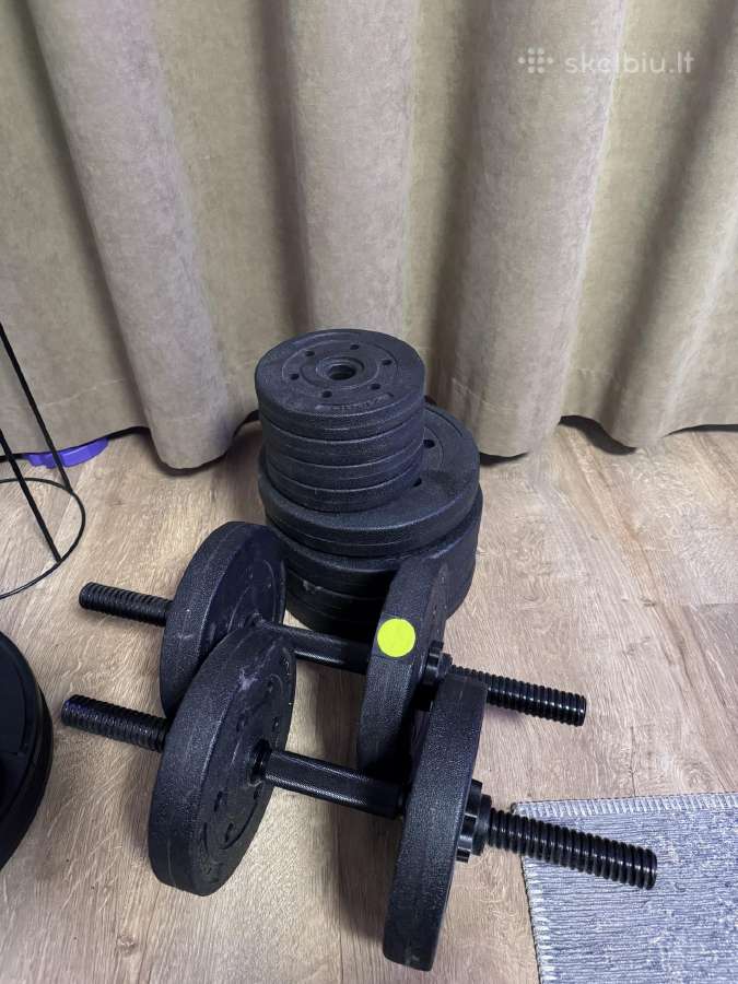 Zipro Black hanteliai 2x20kg - nuotraukos Nr. 2