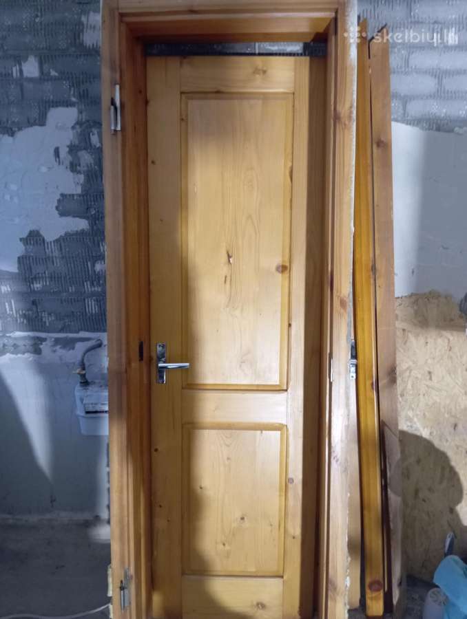 Parduodamos geros būklės medinės durys - nuotraukos Nr. 2