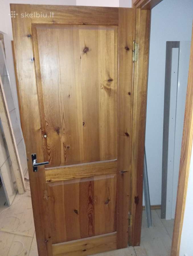 Parduodamos geros būklės medinės durys - nuotraukos Nr. 4