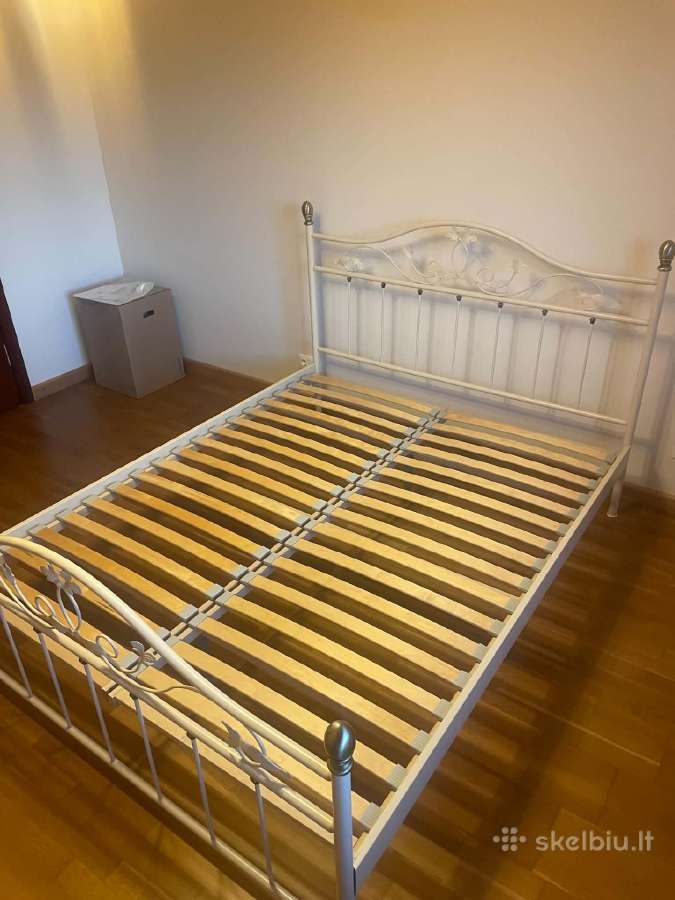 Dvigulės (metalinės) lovos rėmas su grotelėmis - nuotraukos Nr. 2