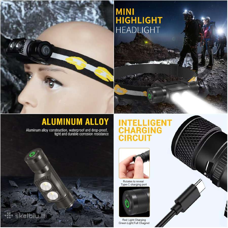 Boruit D25 LED galvos prožektorius - nuotraukos Nr. 5
