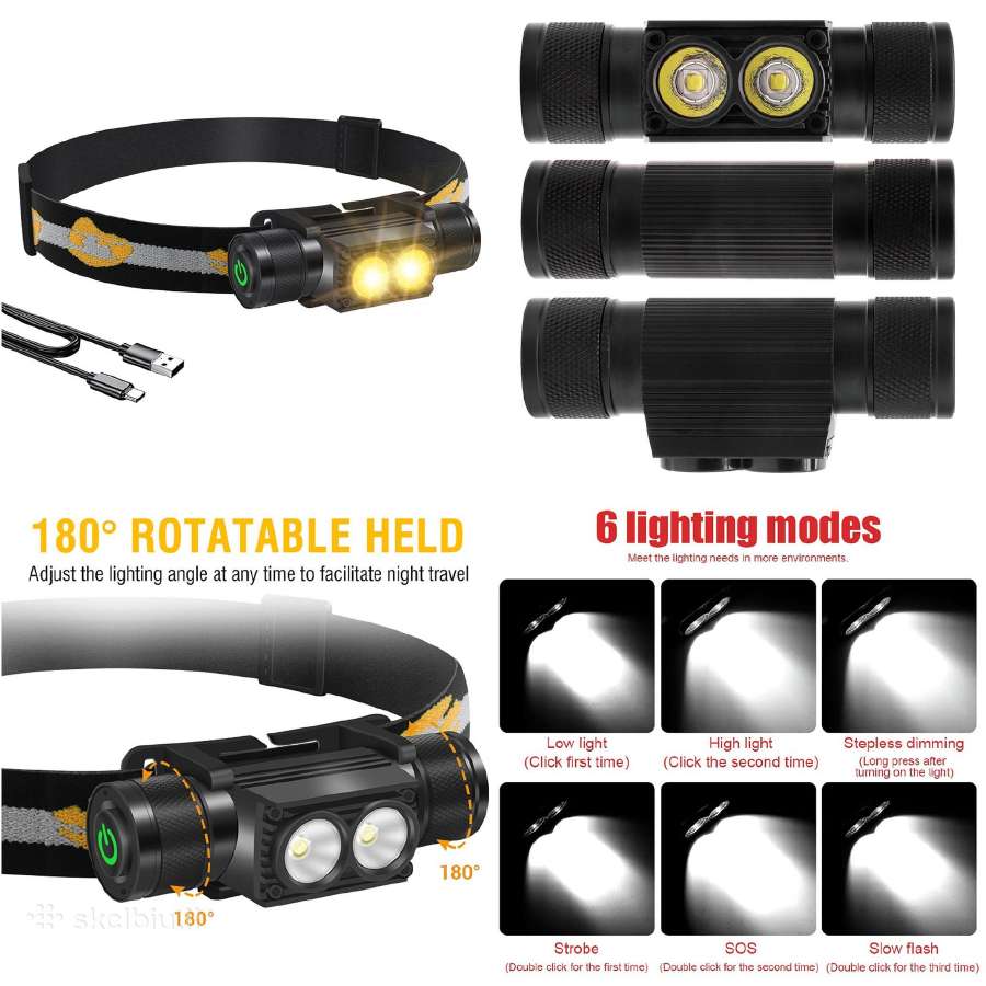 Boruit D25 LED galvos prožektorius - nuotraukos Nr. 6