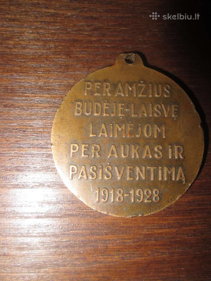 Liet. centai 1936, laisvės medalis,kryžius - nuotraukos Nr. 6