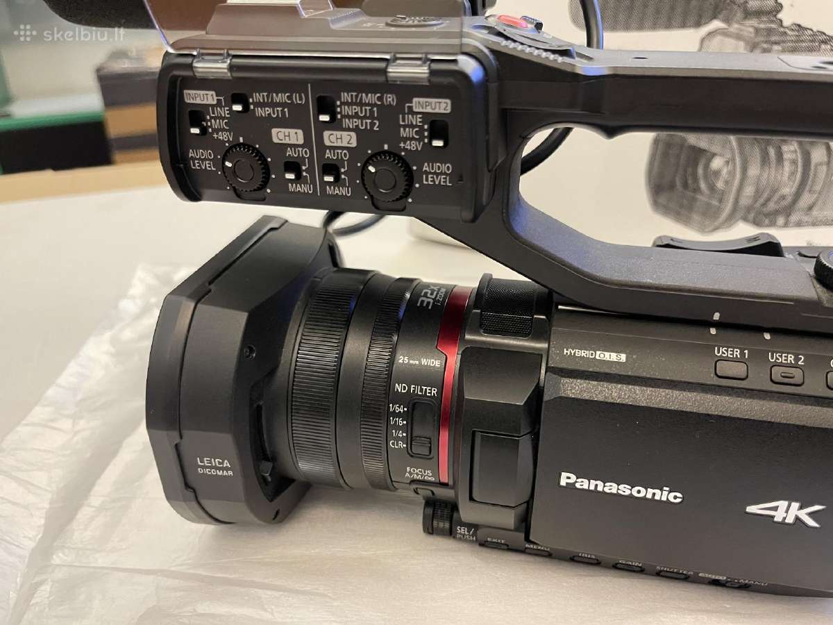 Pro 4k kamera Panasonic Hc-x2000 su garantija - nuotraukos Nr. 4