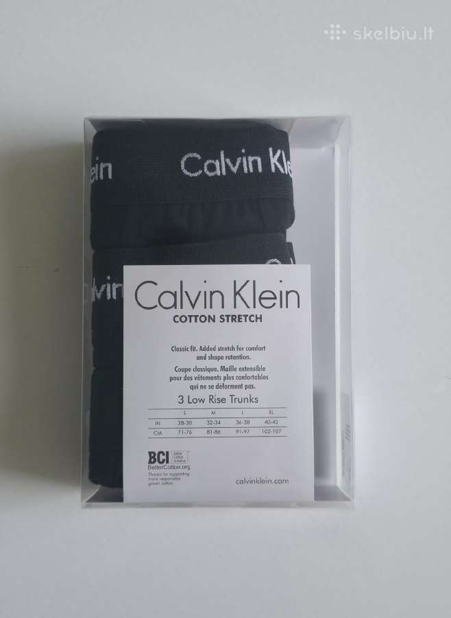 Calvin Klein vyriški apatiniai, 3 vnt., XL nauji - nuotraukos Nr. 5