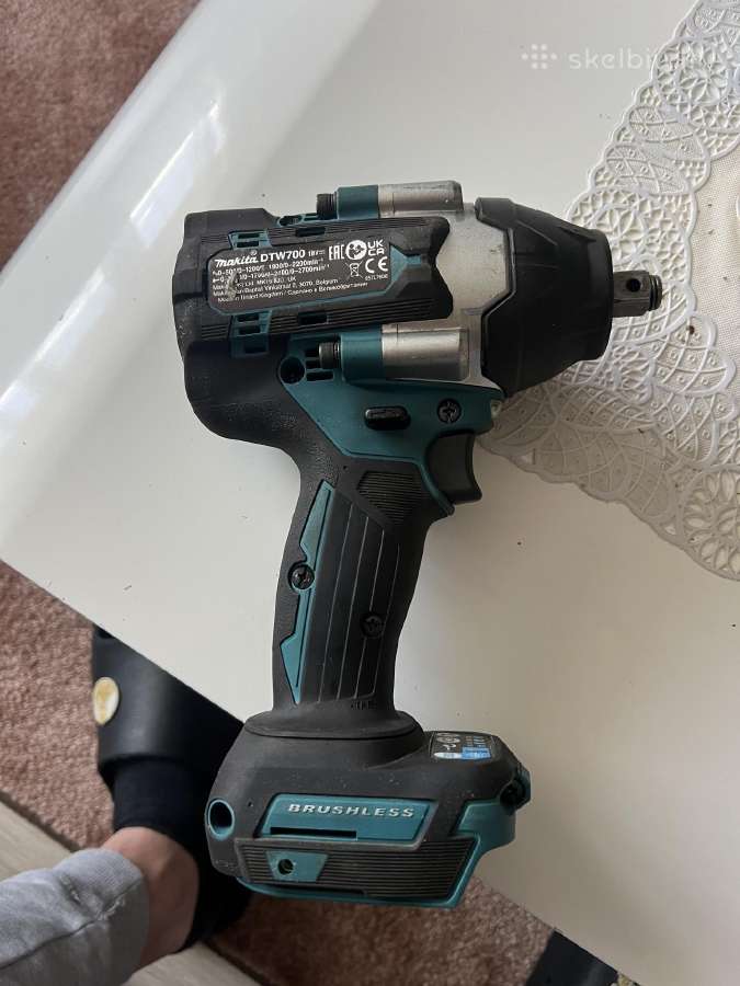 Makita akumuliatorinis smuginis verzlesukisdtw700 - nuotraukos Nr. 5