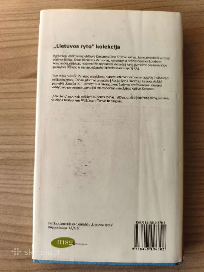 Frederick Forsyth "Karo šunys" - nuotraukos Nr. 3