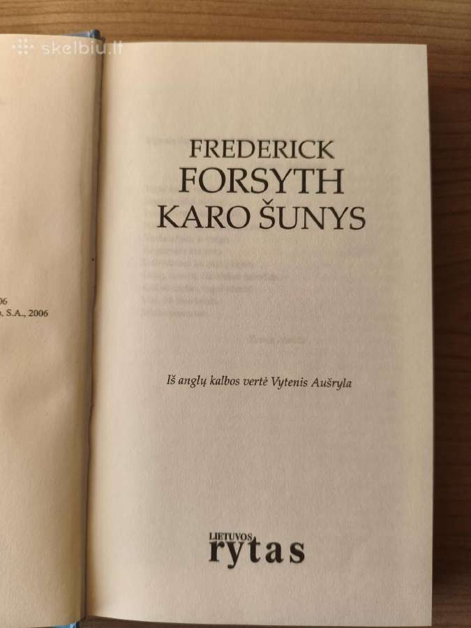 Frederick Forsyth "Karo šunys" - nuotraukos Nr. 8
