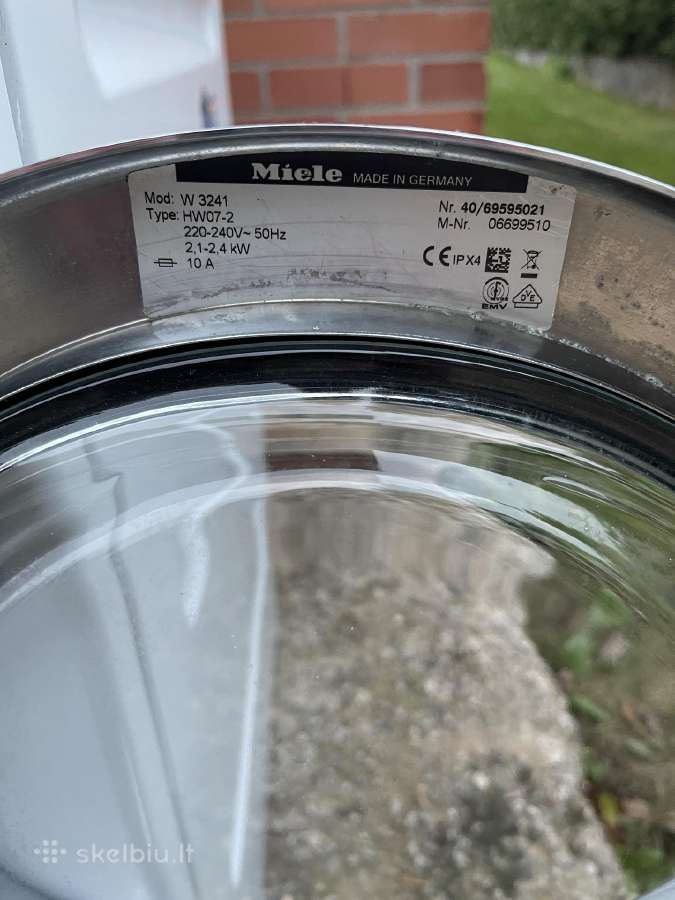Skalbimo mašina Miele 6kg - nuotraukos Nr. 8