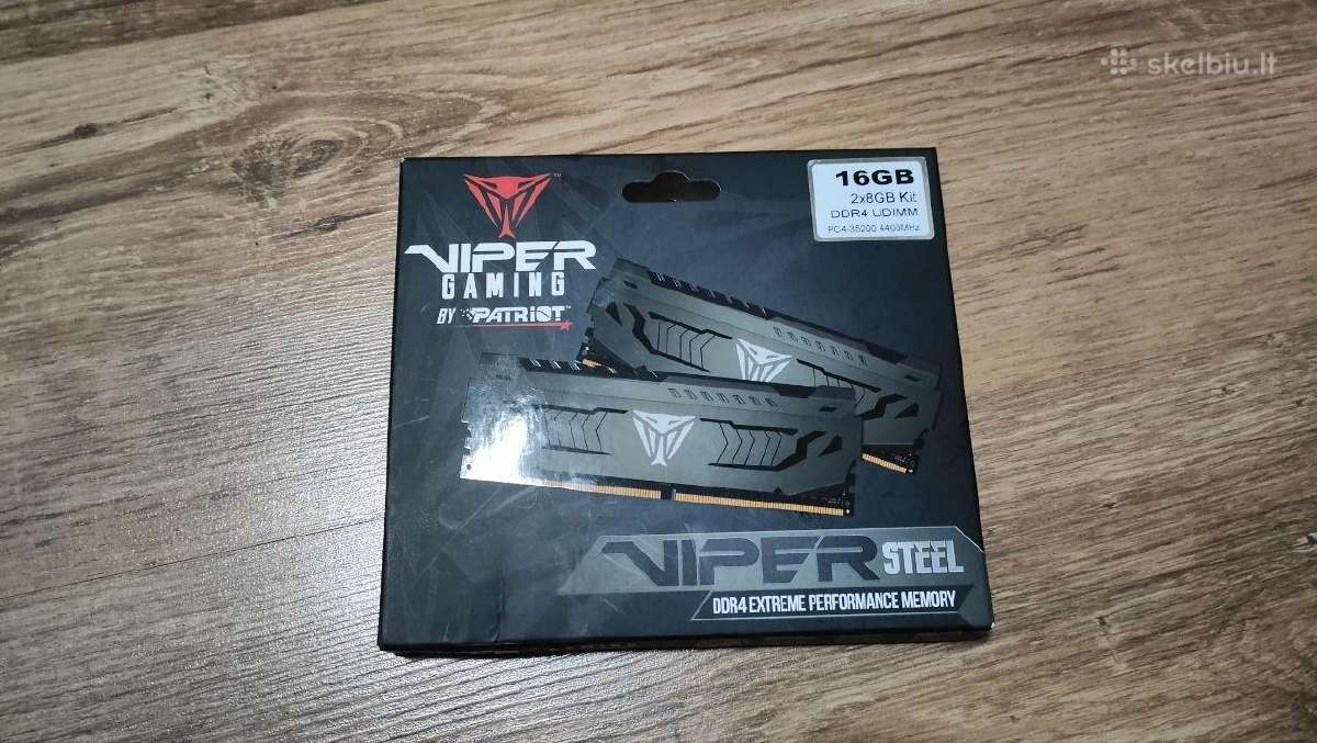 Patriot Viper steel Ddr4 4400cl19 B-die - nuotraukos Nr. 2