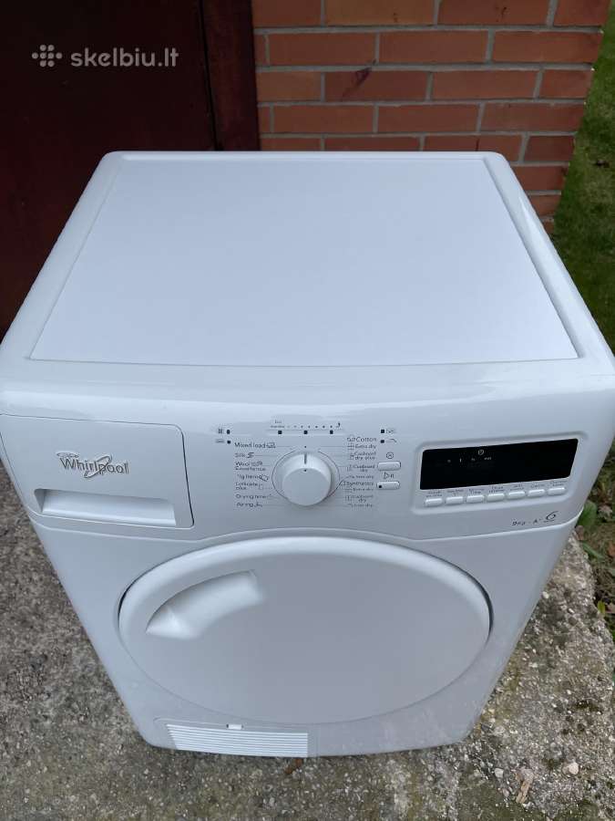 Džiovyklė Whirlpool 9kg - nuotraukos Nr. 2