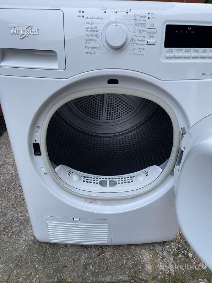 Džiovyklė Whirlpool 9kg - nuotraukos Nr. 7