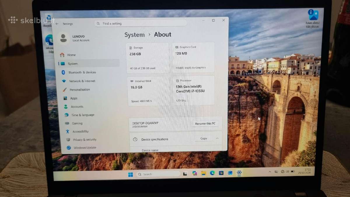 Thinkpad x13 gen 4 - nuotraukos Nr. 5