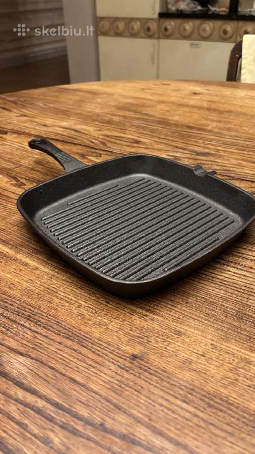 Zyle Cast Iron Grill Pan - nuotraukos Nr. 2