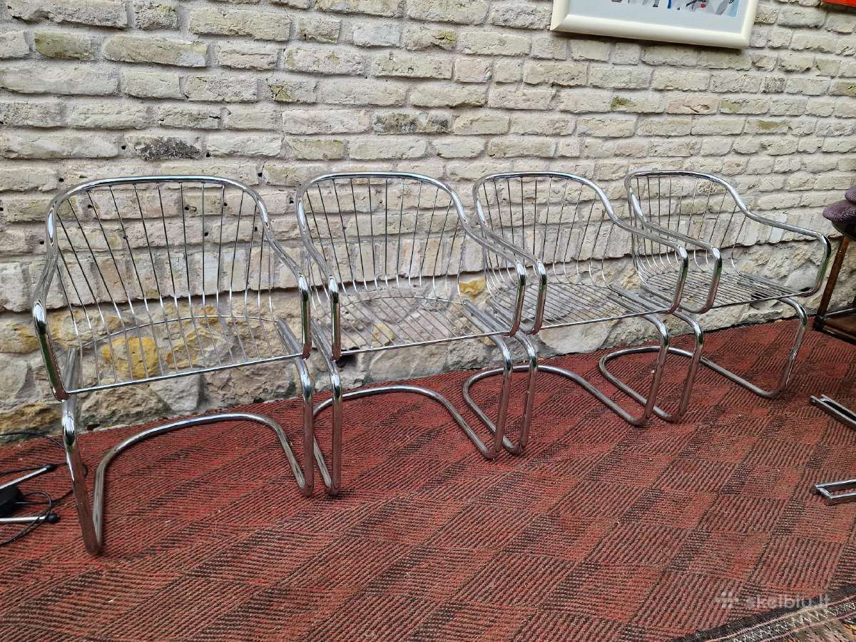Vintažinis mid century Space Age stalas su kėdėm - nuotraukos Nr. 17