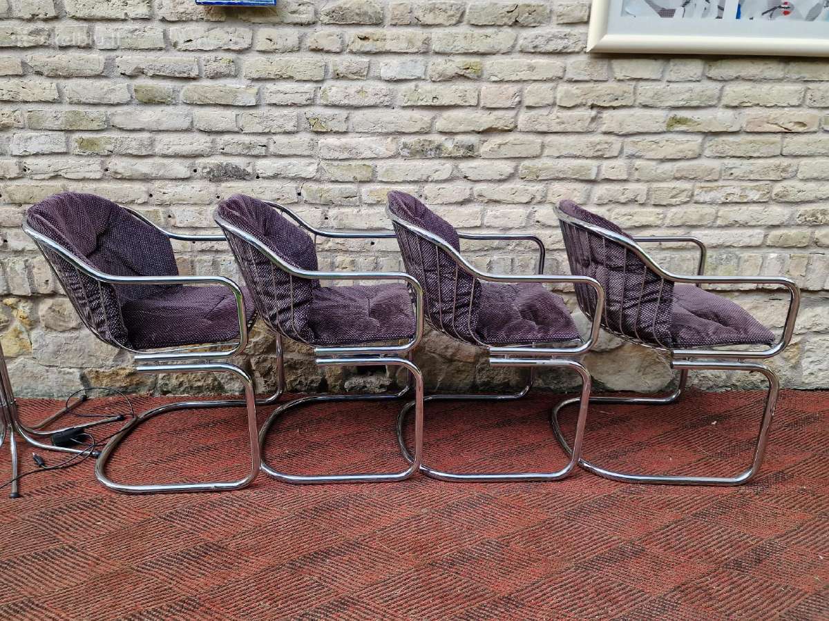 Vintažinis mid century Space Age stalas su kėdėm - nuotraukos Nr. 26