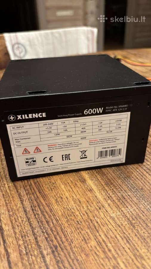Xilence 600w Psu - nuotraukos Nr. 2
