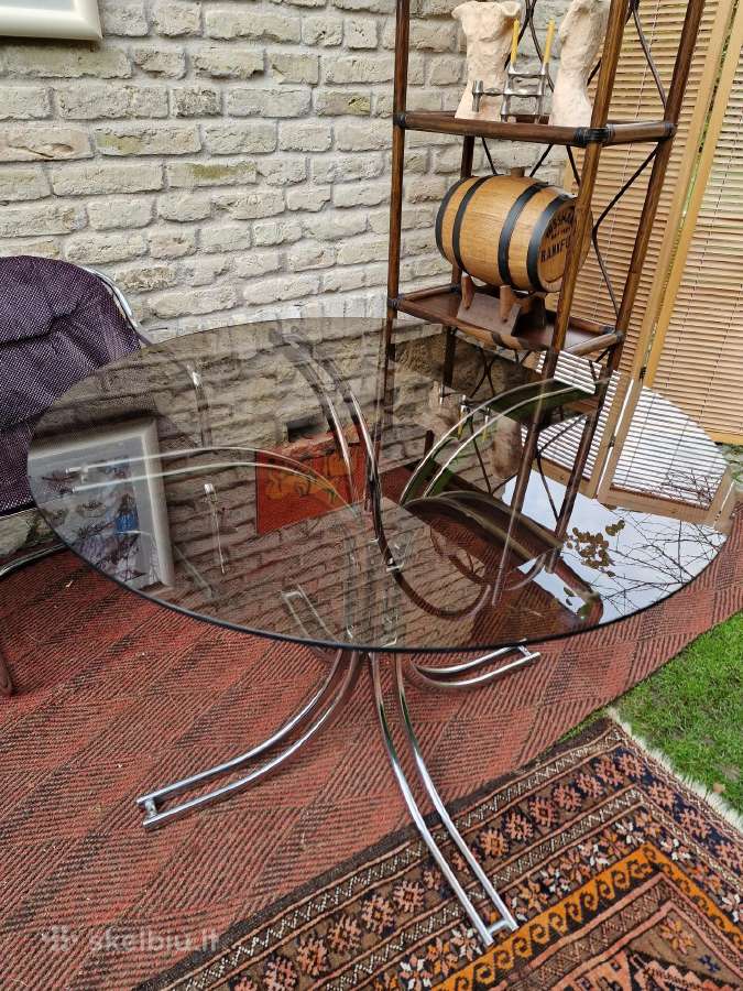 Vintažinis mid century Space Age stalas su kėdėm - nuotraukos Nr. 35